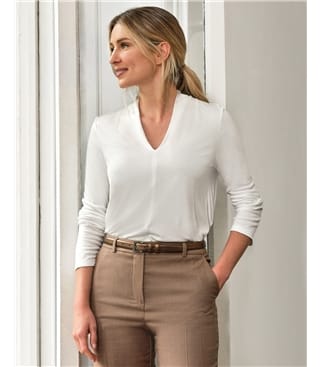 Valerie - Soft Drape Two-Piece Set – Effortless Polish, All-Day Comfort